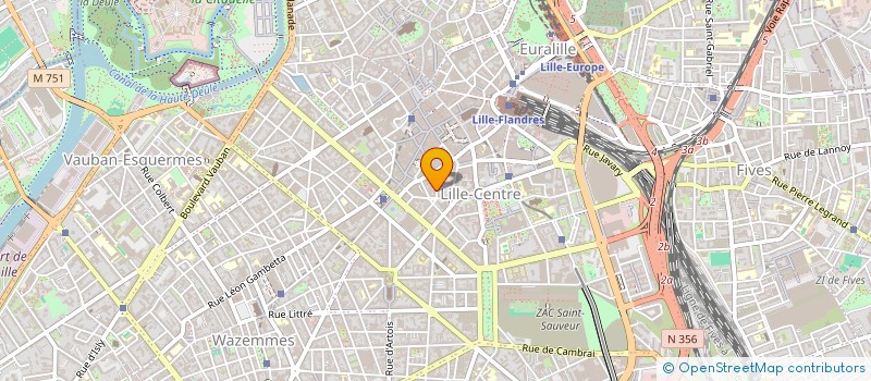 localisation de l'entreprise STUDIO DISCO à LILLE