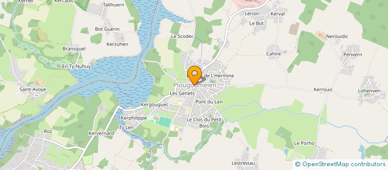 localisation de l'entreprise STUDIO DOMINIQUE DIROU  PLOEMEL