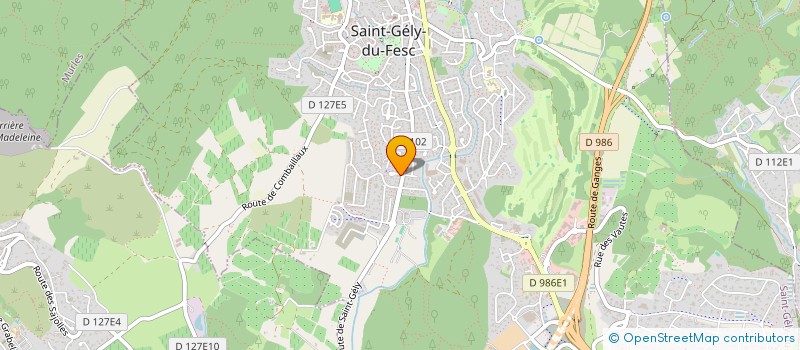 localisation de l'entreprise STUDIO DPE  SAINT-GELY-DU-FESC