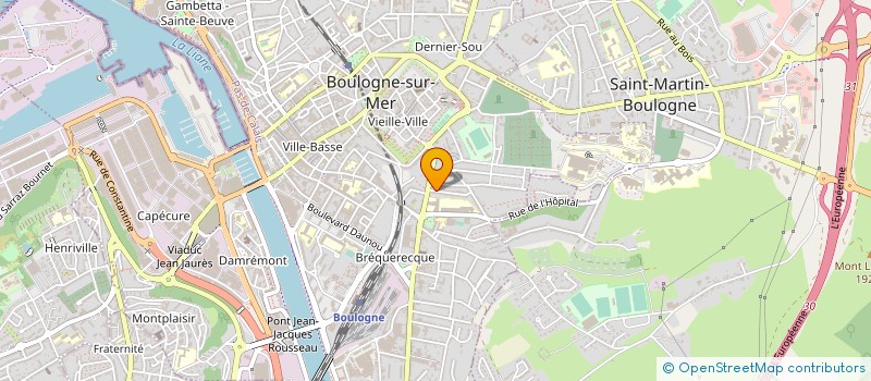 localisation de l'entreprise STUDIO DU BRAS D OR  BOULOGNE-SUR-MER