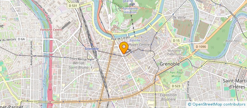 localisation de l'entreprise STUDIO DU DRAC à GRENOBLE