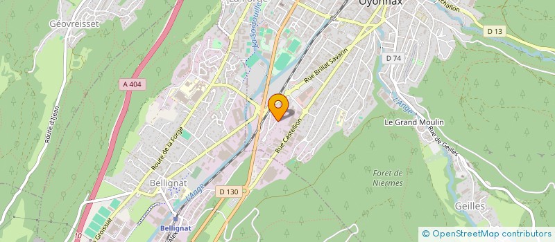 localisation de l'entreprise STUDIO DU TEMPLE à OYONNAX