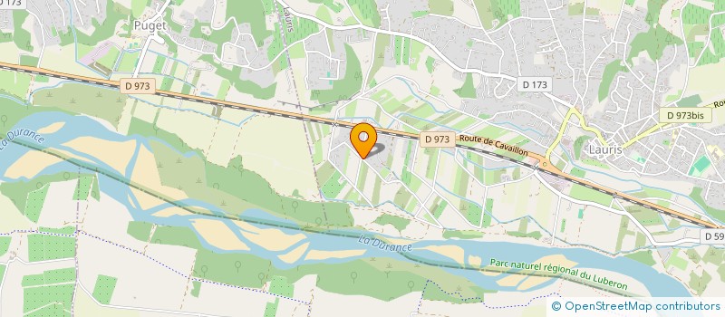 localisation de l'entreprise STUDIO DU VALLON  LAURIS