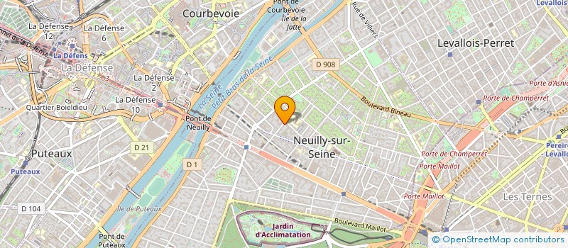 localisation de l'entreprise STUDIO EDORAS à NEUILLY-SUR-SEINE