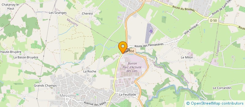 localisation de l'entreprise STUDIO EGLANTINE  MESSIMY