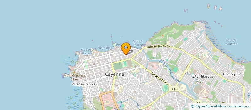 localisation de l'entreprise STUDIO EJ COIFFURE  CAYENNE