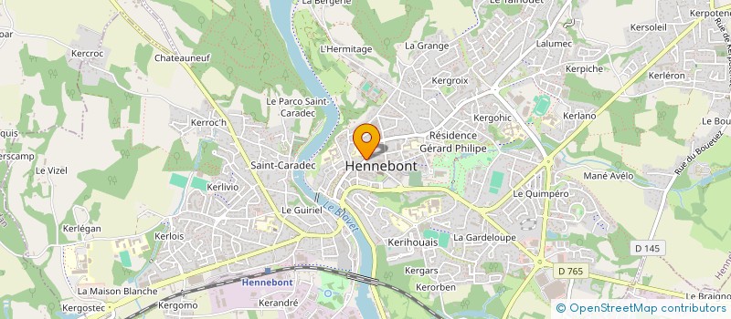 localisation de l'entreprise STUDIO ELEGANCE à HENNEBONT