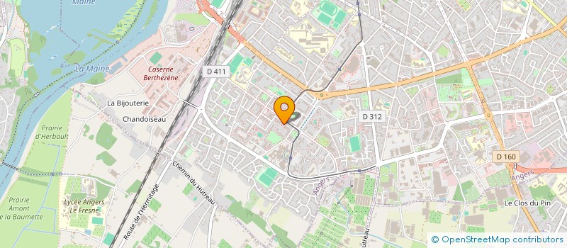 localisation de l'entreprise STUDIO EMZE  ANGERS