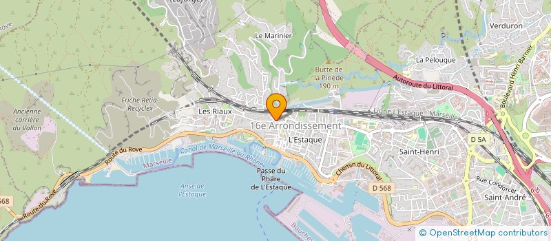 localisation de l'entreprise STUDIO ENSOLEILLE SAS à MARSEILLE