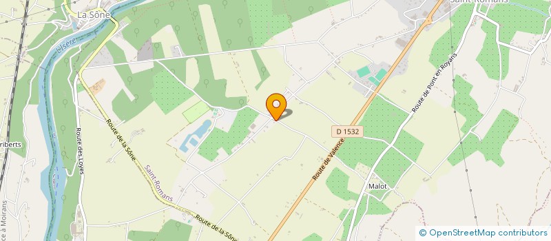 localisation de l'entreprise STUDIO EQUINOXE  SAINT-ROMANS