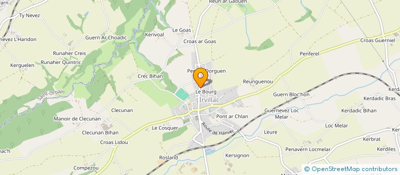 localisation de l'entreprise STUDIO ESPERANZA  IRVILLAC