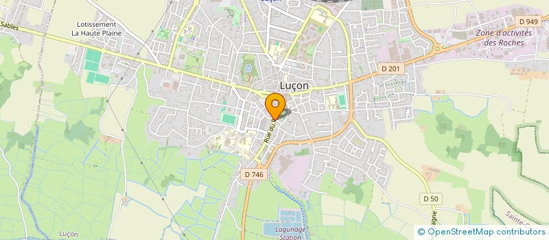 localisation de l'entreprise STUDIO ESTIVAL ETUDIANT  LUCON