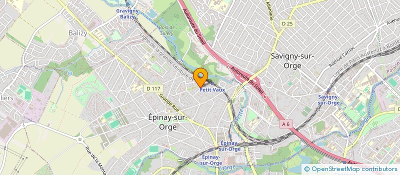 localisation de l'entreprise STUDIO ETUDIANT  EPINAY-SUR-ORGE