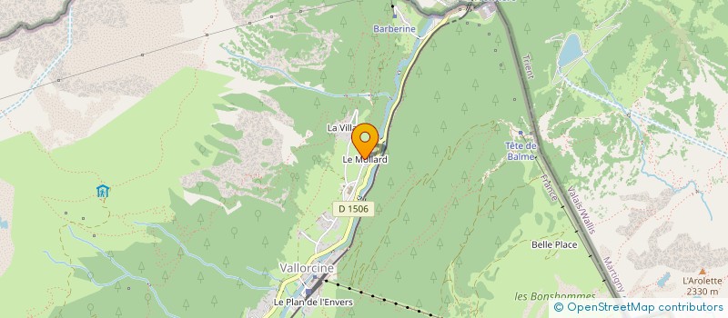 localisation de l'entreprise STUDIO F.  VALLORCINE