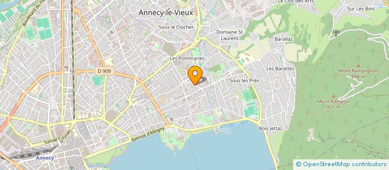 localisation de l'entreprise STUDIO FALCO à ANNECY