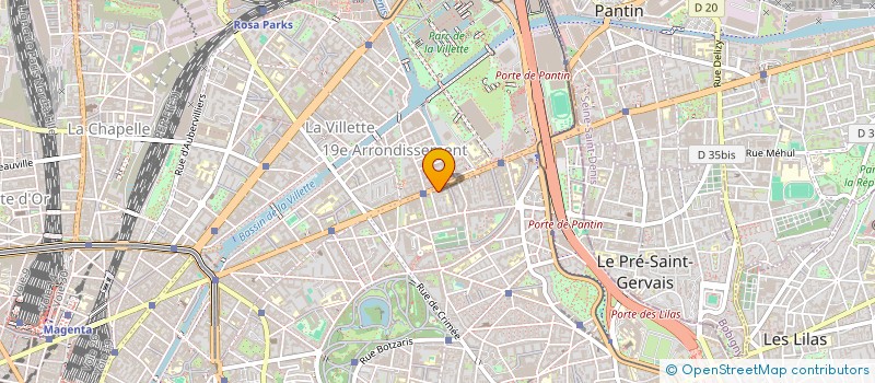 localisation de l'entreprise STUDIO FIAT LUX  PARIS