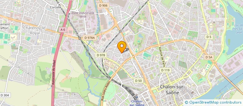 localisation de l'entreprise STUDIO FIT à CHALON-SUR-SAONE