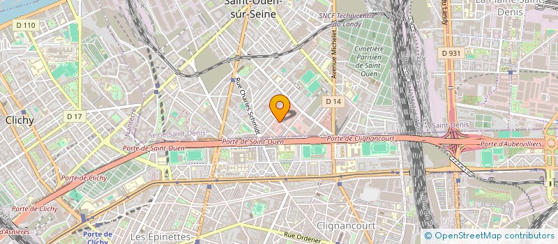 localisation de l'entreprise STUDIO FK à SAINT-OUEN-SUR-SEINE