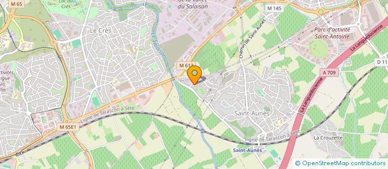 localisation de l'entreprise STUDIO FLORIAN MARIN  SAINT-AUNES