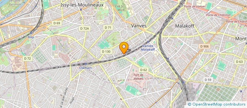 localisation de l'entreprise STUDIO FRANCE FABRICATION  VANVES