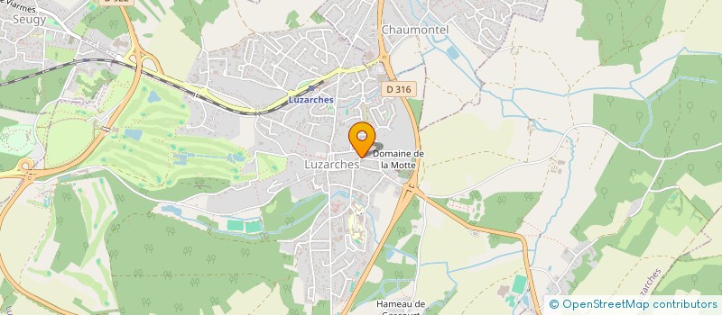 localisation de l'entreprise STUDIO FRANCE TATTOO  LUZARCHES