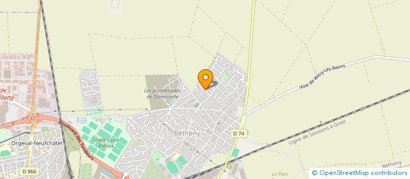 localisation de l'entreprise STUDIO FRANCK KAUFF  BETHENY