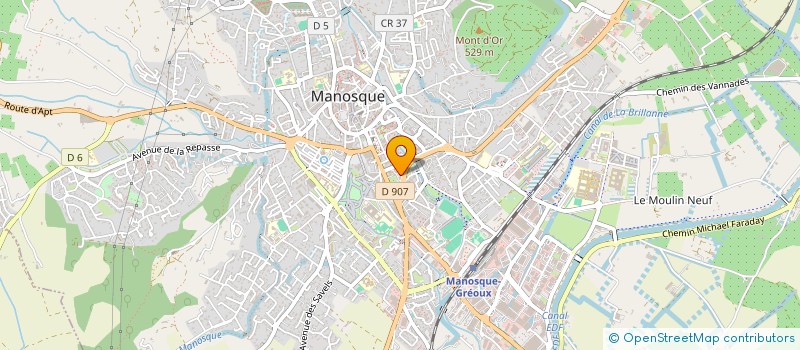 localisation de l'entreprise STUDIO FUN à MANOSQUE