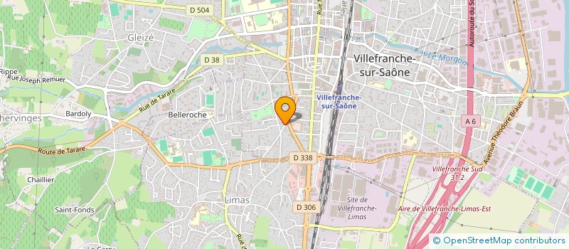 localisation de l'entreprise STUDIO G à VILLEFRANCHE-SUR-SAONE