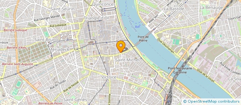 localisation de l'entreprise STUDIO G  BORDEAUX