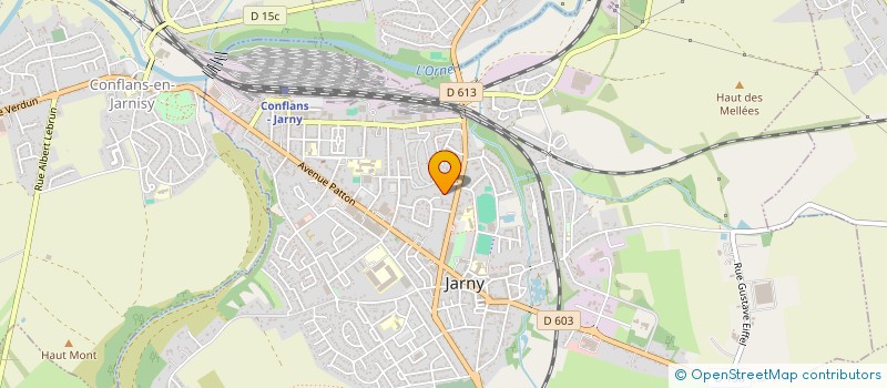 localisation de l'entreprise STUDIO GABRIEL  JARNY