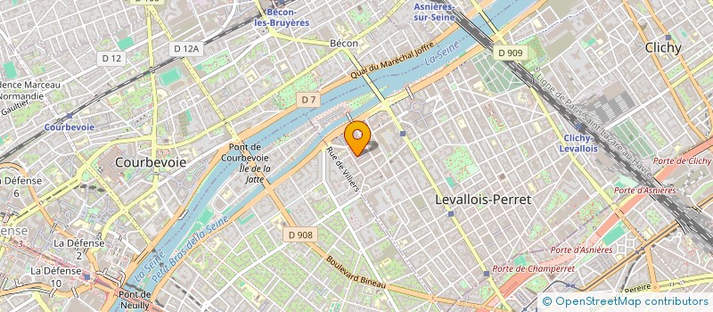 localisation de l'entreprise STUDIO GAIA à LEVALLOIS-PERRET