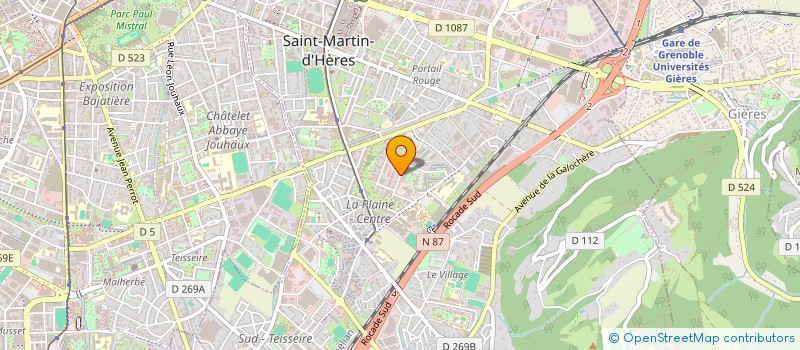 localisation de l'entreprise STUDIO GIANNONE  SAINT-MARTIN-D'HERES