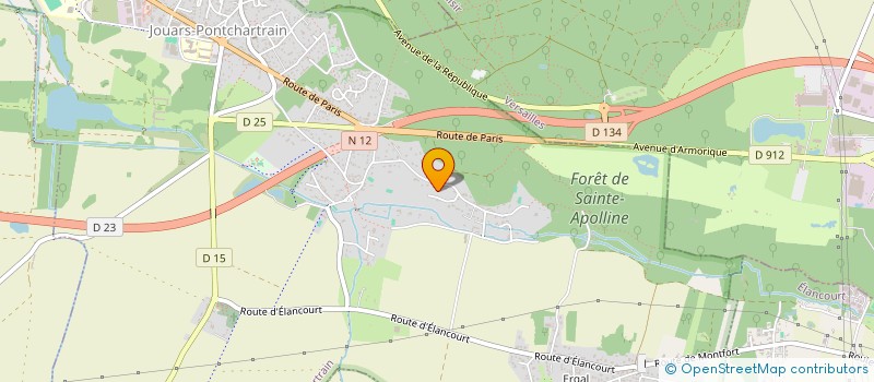 localisation de l'entreprise STUDIO GUEDES  JOUARS-PONTCHARTRAIN