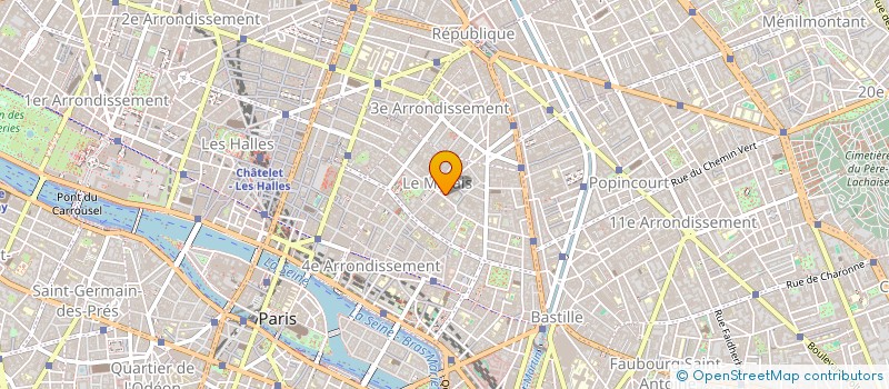 localisation de l'entreprise STUDIO GUY PEZERIL  PARIS