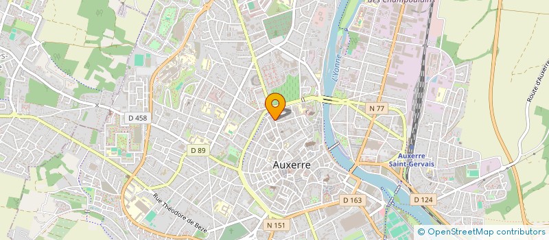 localisation de l'entreprise STUDIO H B SOC à AUXERRE