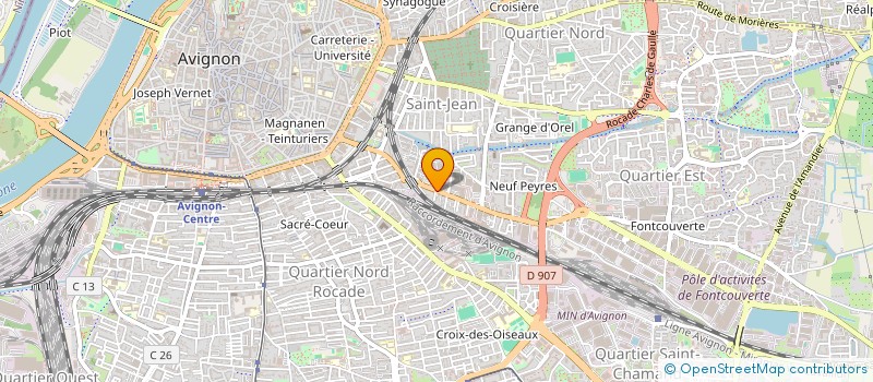 localisation de l'entreprise STUDIO HARMONIE AVIGNON  AVIGNON