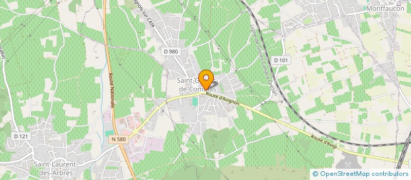 localisation de l'entreprise STUDIO HIGGS à SAINT-GENIES-DE-COMOLAS