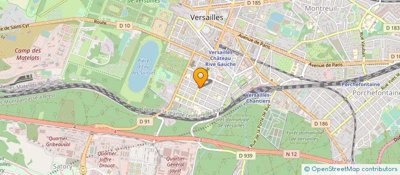 localisation de l'entreprise STUDIO HIT à VERSAILLES