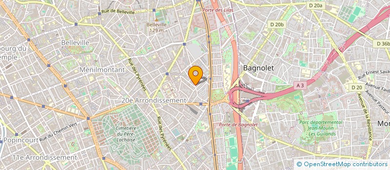 localisation de l'entreprise STUDIO HORS-SUJET  PARIS