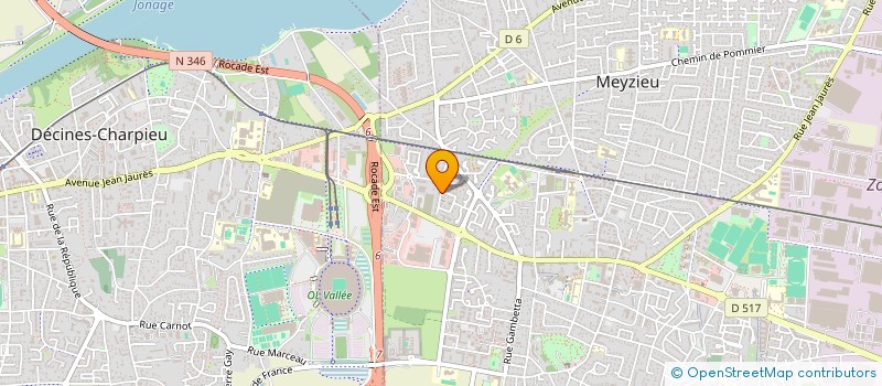 localisation de l'entreprise STUDIO HOZI à MEYZIEU