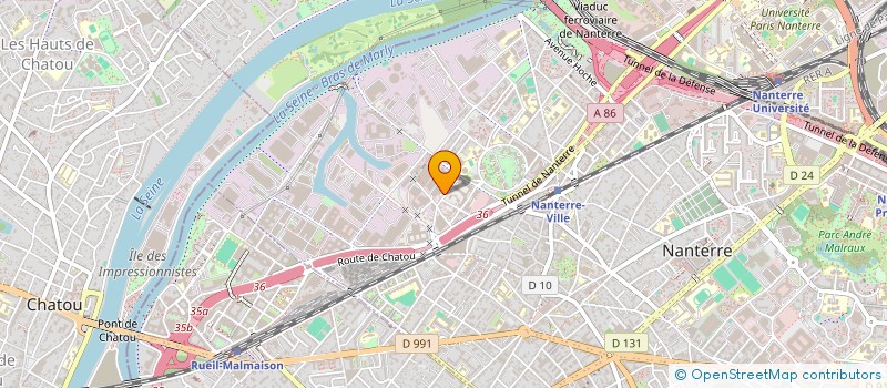 localisation de l'entreprise STUDIO I  NANTERRE