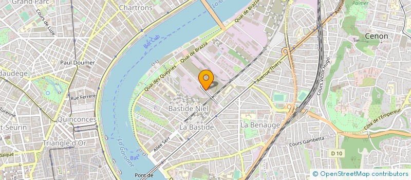 localisation de l'entreprise STUDIO I.C.P à BORDEAUX