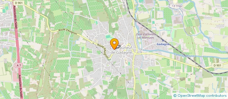 localisation de l'entreprise STUDIO IMAE à CHATEAUNEUF-DE-GADAGNE