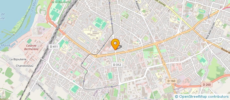 localisation de l'entreprise STUDIO INVEST à ANGERS