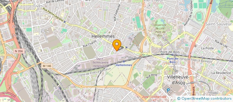localisation de l'entreprise STUDIO J-C ROULLAND à LILLE