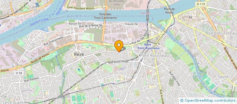 localisation de l'entreprise STUDIO JACC  REZE