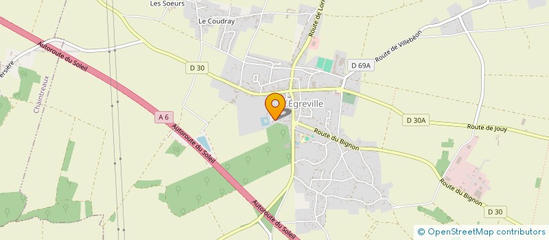localisation de l'entreprise STUDIO JANVIER ARCHITECTE  EGREVILLE