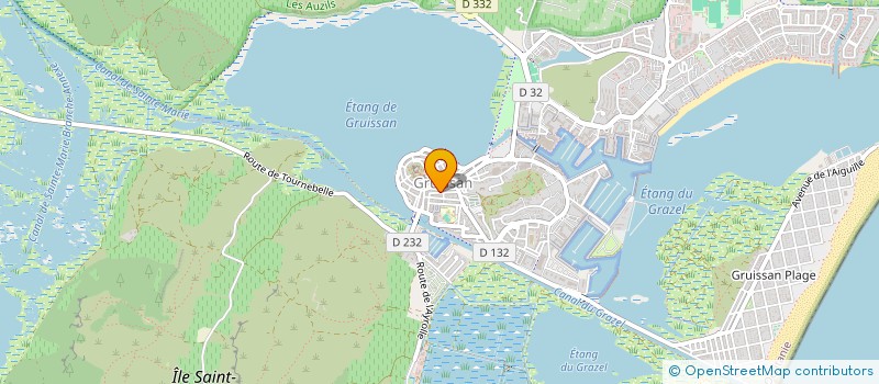 localisation de l'entreprise STUDIO JASMIN  GRUISSAN