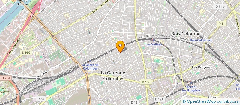 localisation de l'entreprise STUDIO JBSB à LA GARENNE COLOMBES