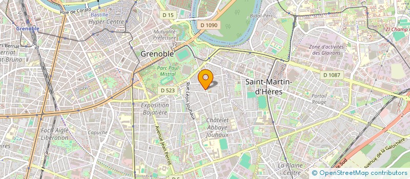 localisation de l'entreprise STUDIO JEANNE D'ARC  GRENOBLE
